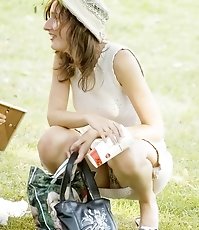 The most gorgeous upskirt girls