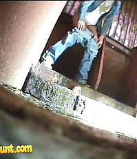 Hot chicks taking turns to piss into spycammed pan