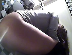 Three hotties filmed piddling in front of spy cam