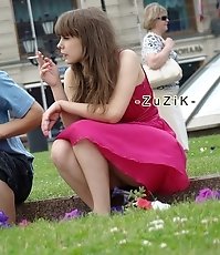 Real teen upskirts, caught in public places